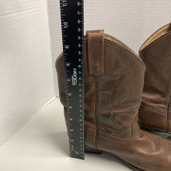 MASTERSON’S BOOT CO. Youth‎ Cowboy Boots,Size 2.5 D, Brown, Leather Upper,Unisex - Picture 6 of 13